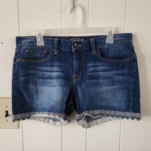 Lucky Brand Blue Denim Jean Shorts Size 10
